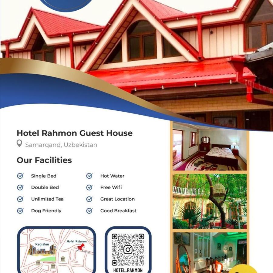 Hotel Rahmon Samarkand Exteriör bild